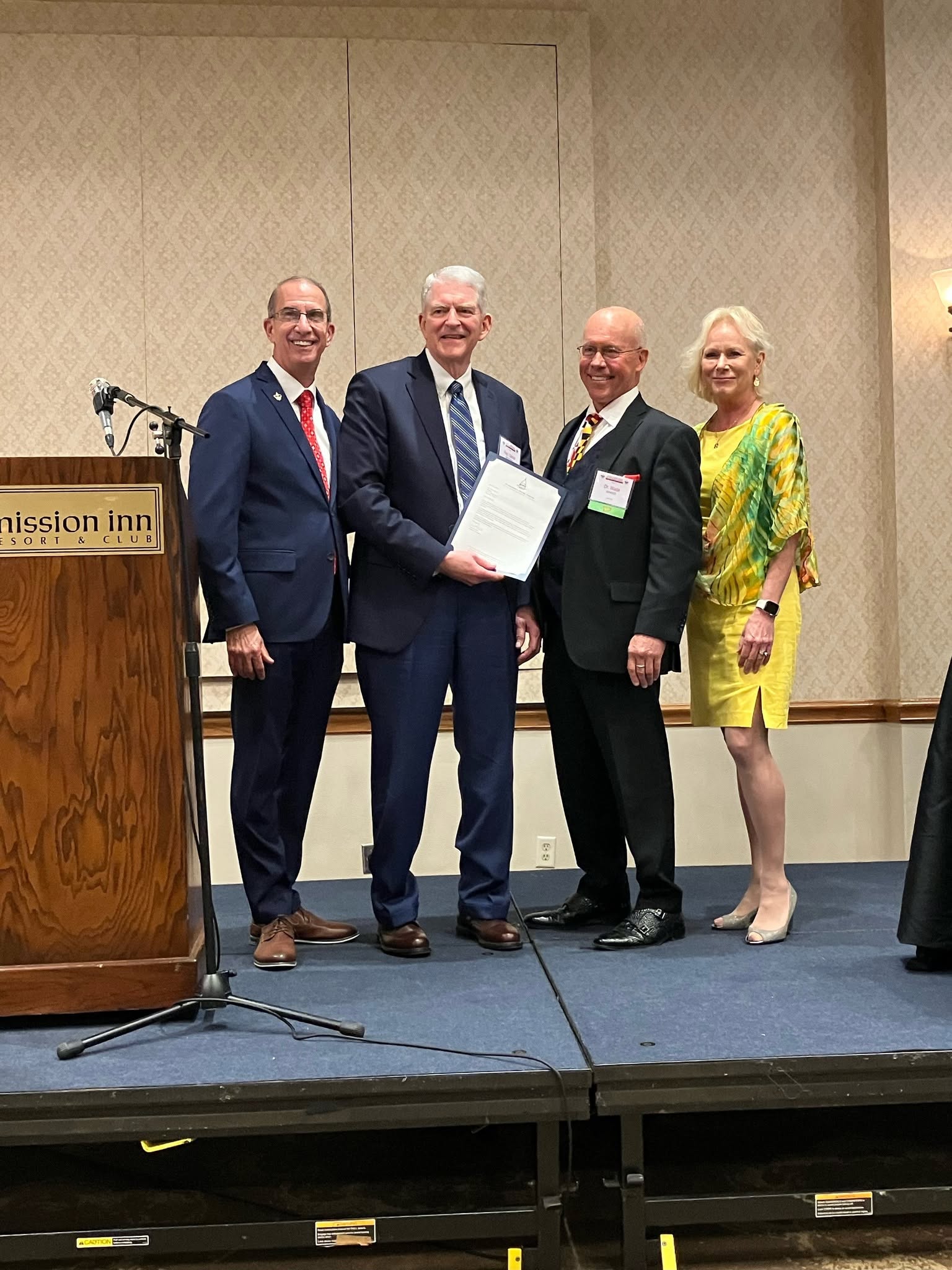 Carey Baker with Congressman Daniel Webster and friends